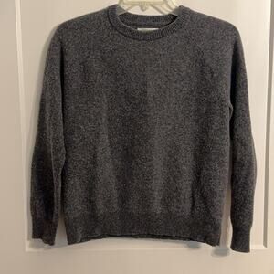 Goodthreads Sweater Sz L Gray Lambswool Knit Crewneck Pullover Winter Preppy